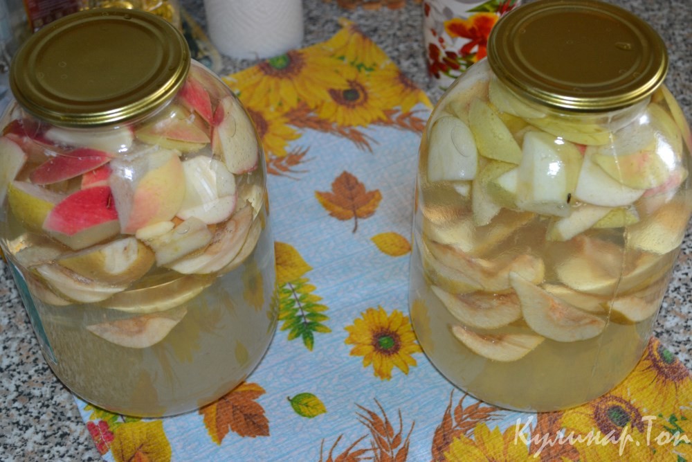Компот из яблок и груш