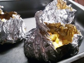 Мясо с овощами в фольге