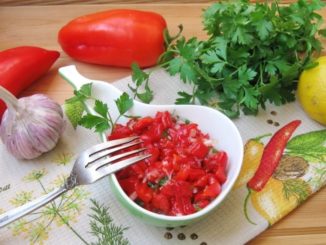Сальса из печеного перца