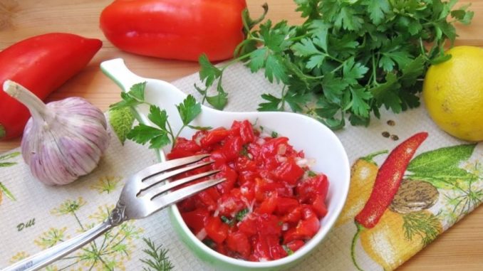 Сальса из печеного перца Сальса из печеного перца