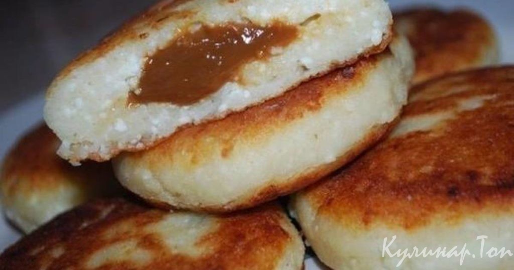 Сырники с вареной сгущенкой