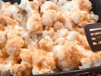 Цветная капуста, запеченная с моцареллой