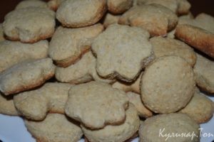 Банановое печенье из овсяных хлопьев