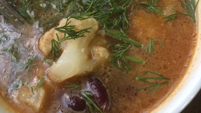 Фасолевый суп из куриной грудки Фасолевый суп из куриной грудки