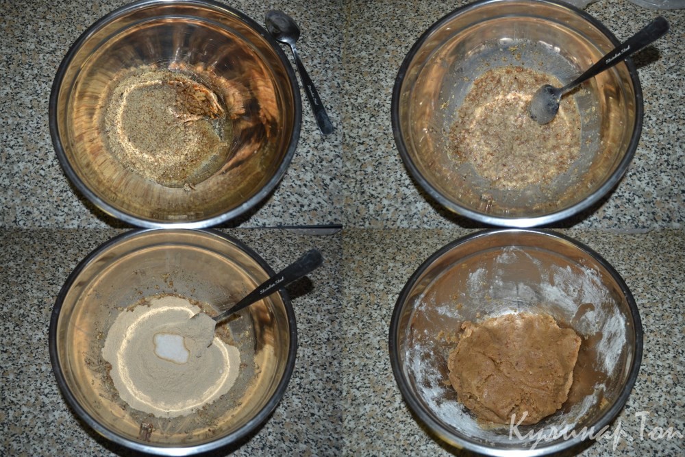 Финиковое печенье с орехами