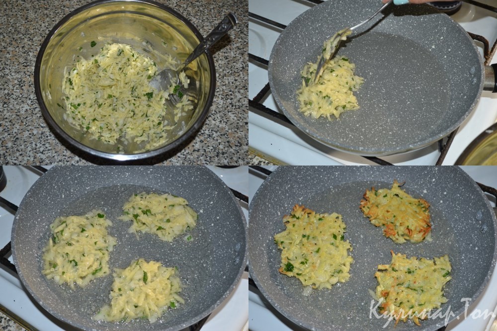 Картофельные оладьи
