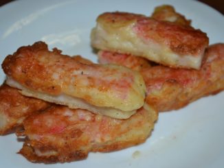 Крабовые палочки в сырном кляре