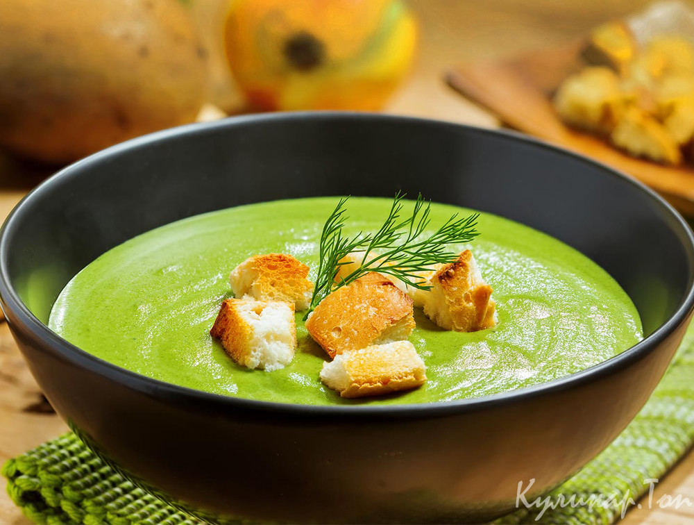 Крем-суп из брокколи и картофеля