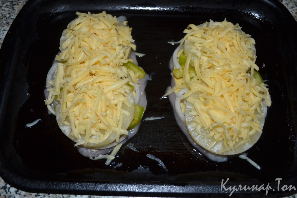 Куриная отбивная с ананасами