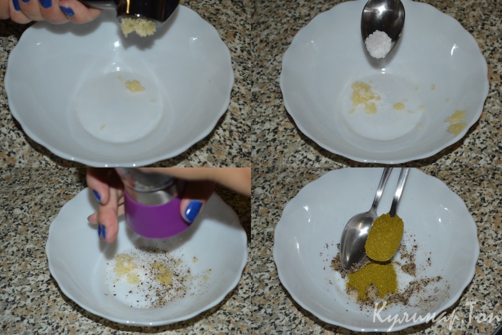 Курица с грецкими орехами