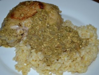 Курица с грецкими орехами