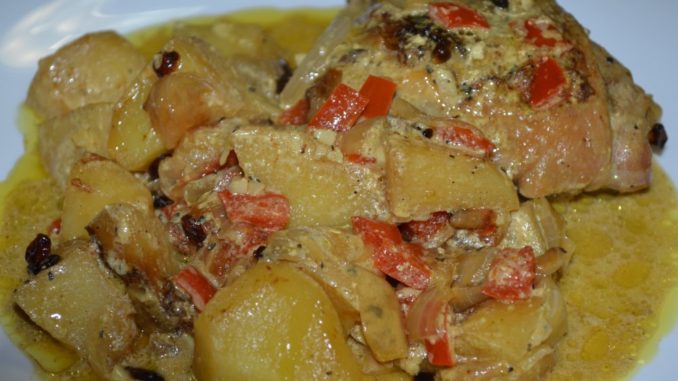 Курица с овощами и барбарисом-07 Курица с овощами и барбарисом