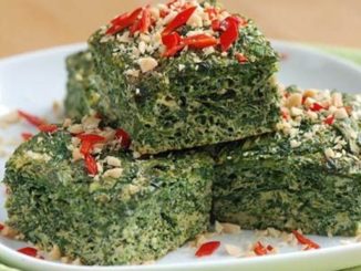 Кюкю с зеленью