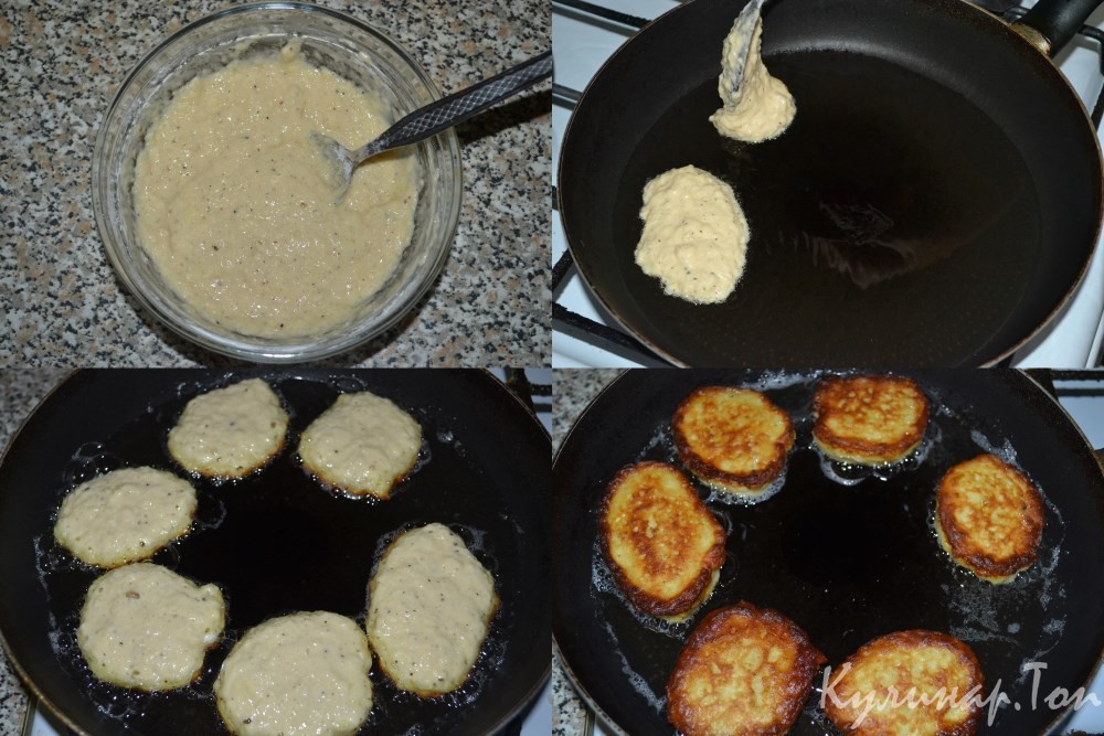 Луковые оладьи