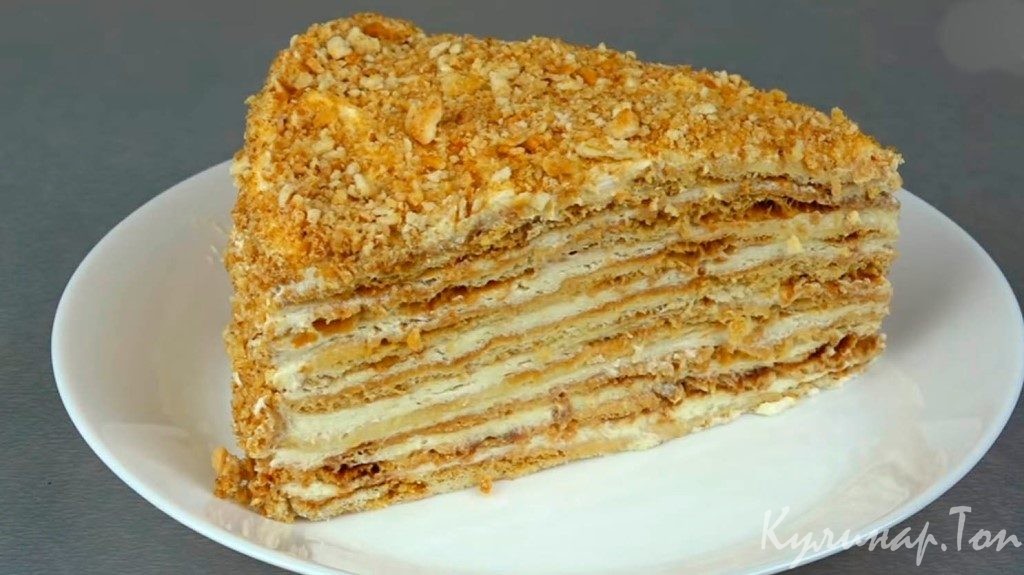 Медовый заварной торт
