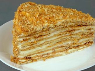 Медовый заварной торт
