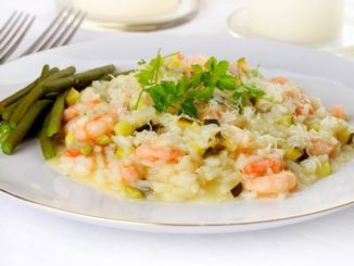 Ризотто с креветками