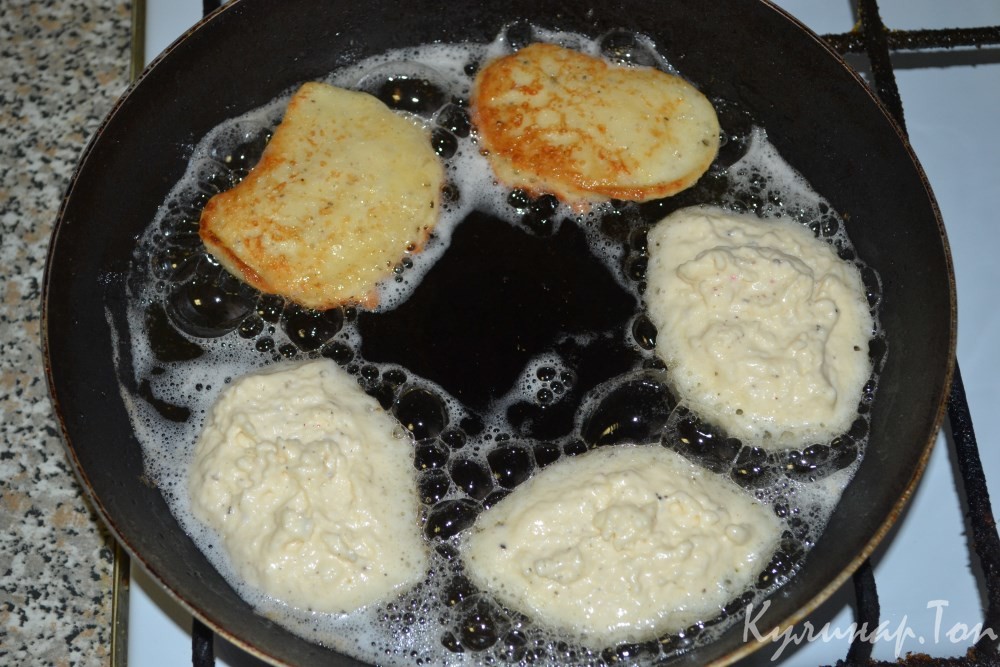 Сырные оладьи