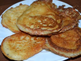 Сырные оладьи