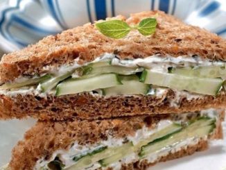 Английские сэндвичи с огурцами