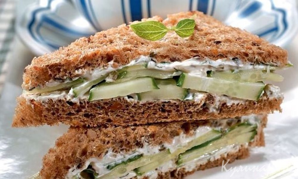 Английские сэндвичи с огурцами