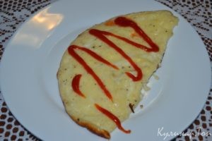 Омлет с сыром