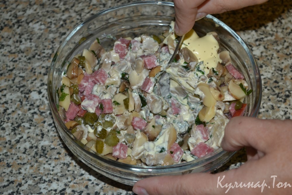 Пита с грибной начинкой