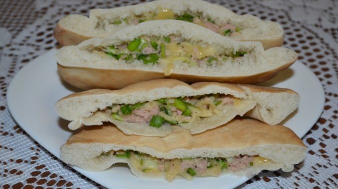 Пита с тунцом и сыром-08 Пита с тунцом и сыром