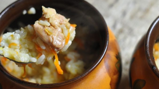 Плов с курицей и креветками Плов с курицей и креветками