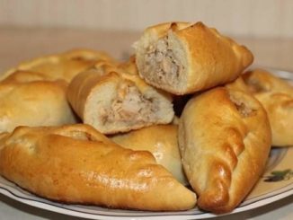 Расстегай с рыбой и рисом