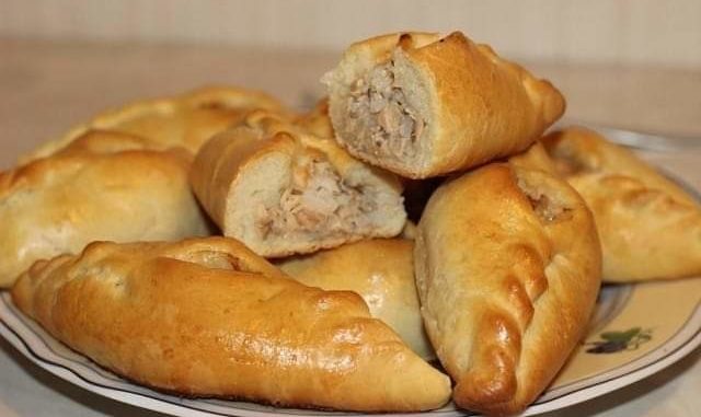 Расстегай с рыбой и рисом Расстегай с рыбой и рисом