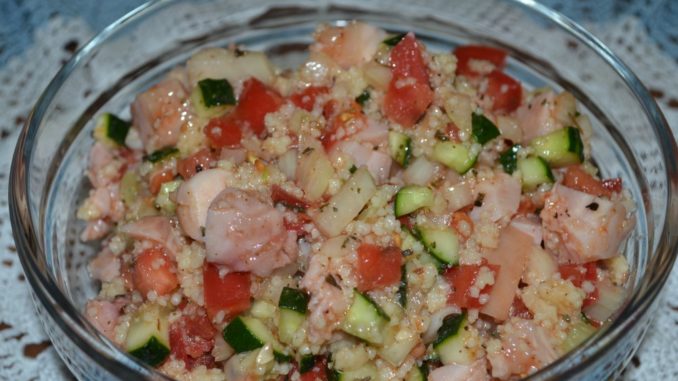 Салат из кускуса и копченой курицы-05 Салат из кускуса и копченой курицы