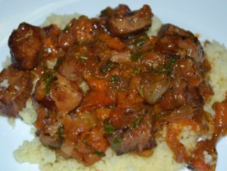 Свинина с курагой