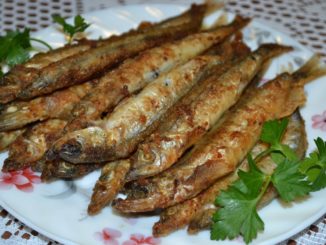 Жареная мойва