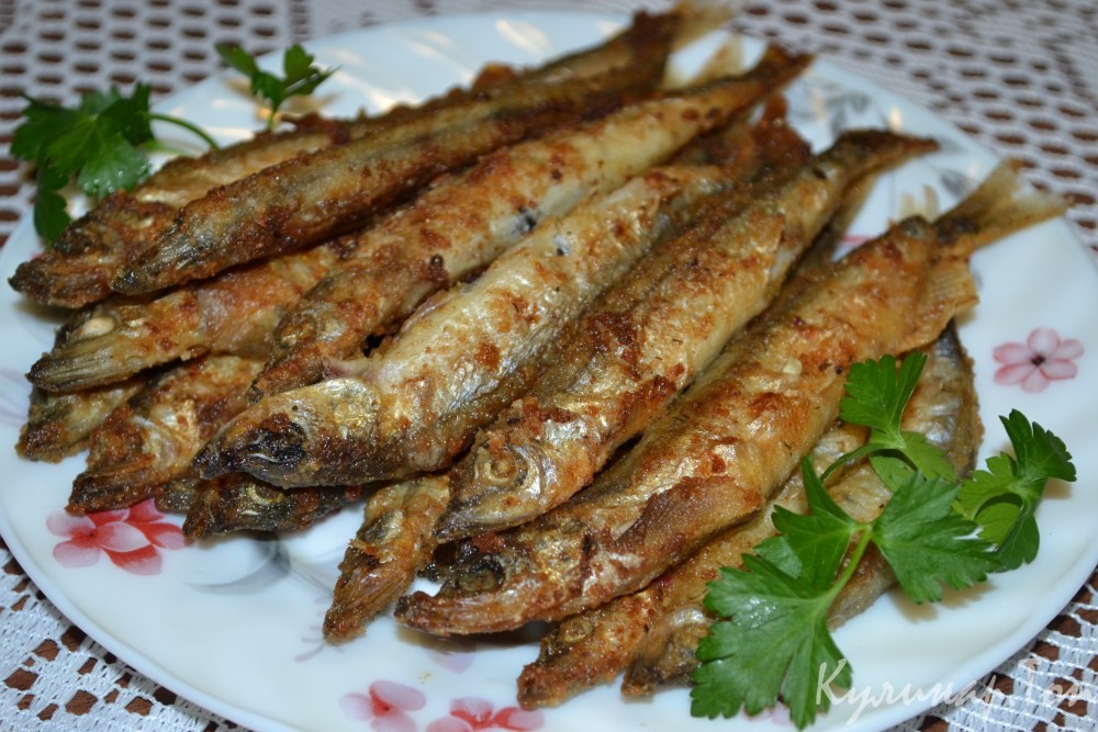 Жареная мойва