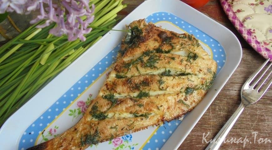 Запеченная камбала