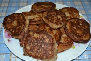 Гречневые оладьи с сыром