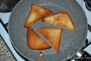 Гренки с сыром