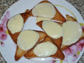 Гренки с сыром
