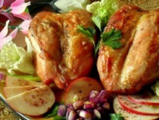 Индейка, запеченная с сухофруктами