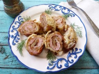 Картофельные рулетики с куриной начинкой
