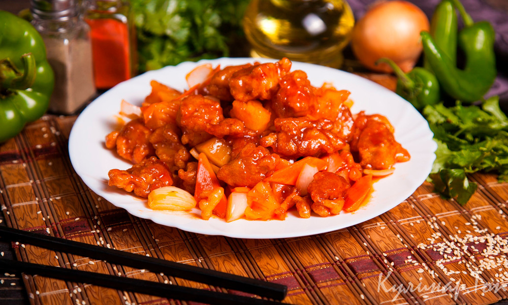 Кисло-сладкий китайский соус для курицы