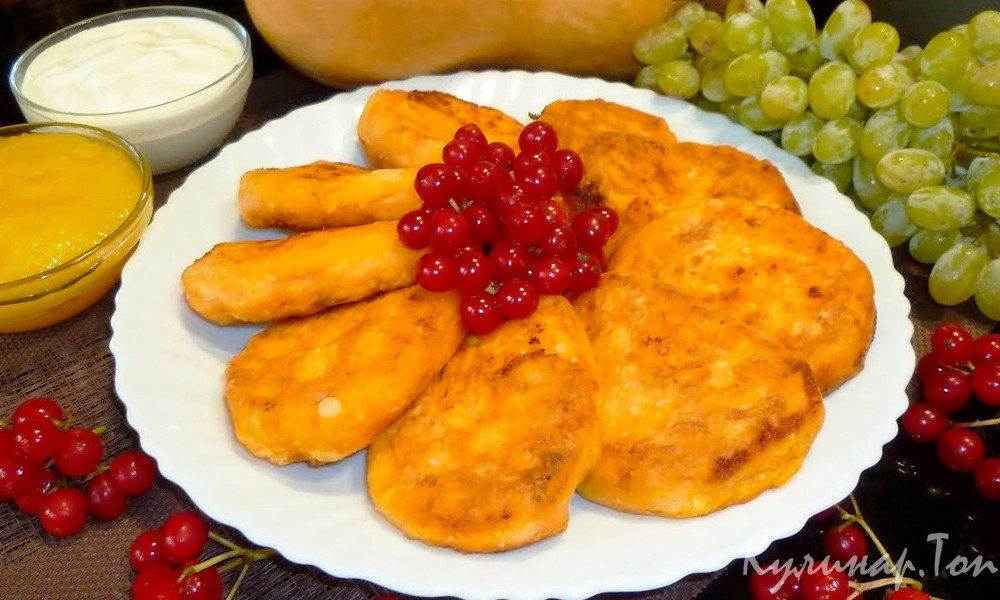 Оладьи из творога и сыра