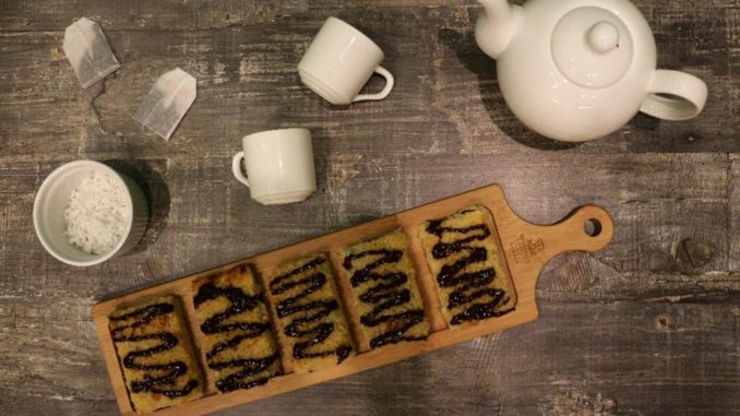 Печенье с кокосом и джемом Печенье с кокосом и джемом