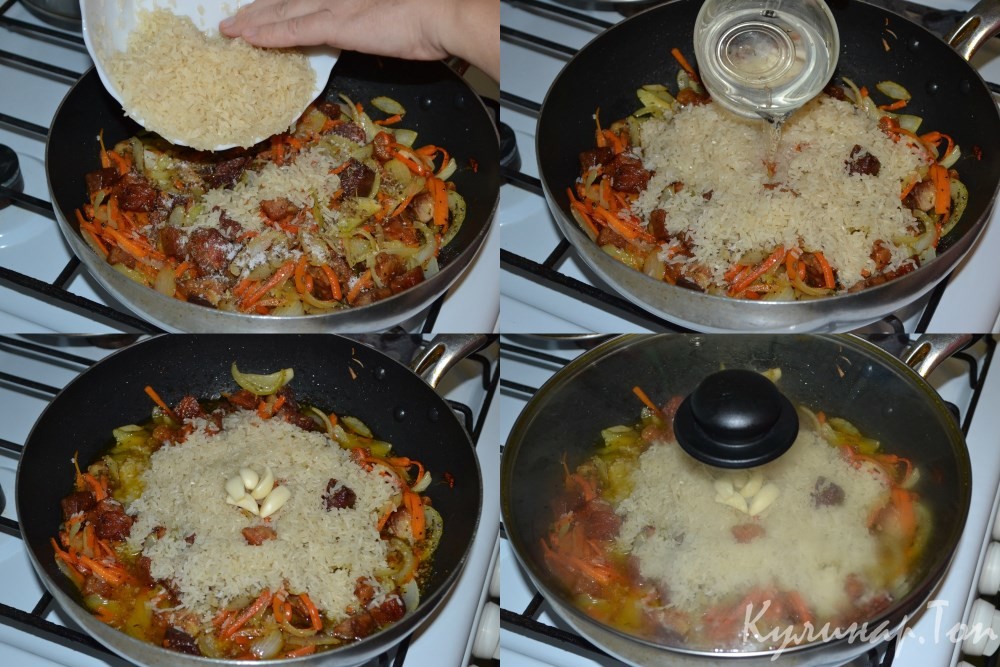 Плов со свининой и зирой