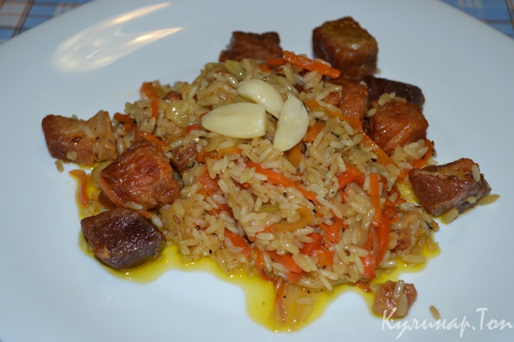 Плов со свининой и зирой