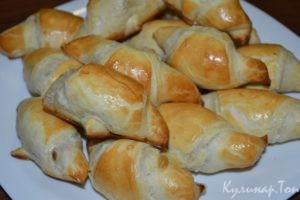 Рогалики с беконом
