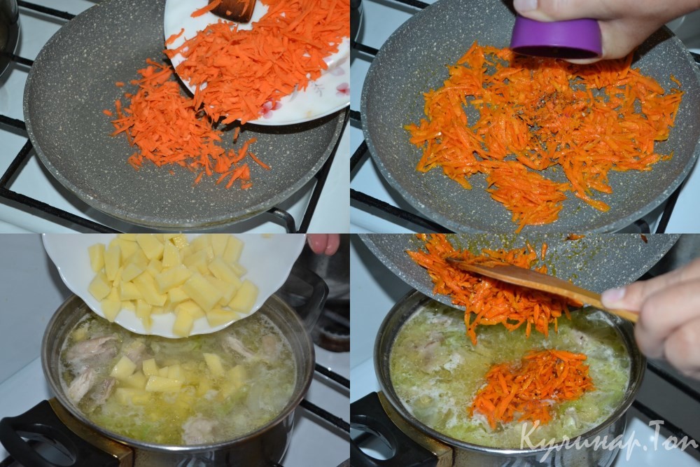 Щи из пекинской капусты с курицей