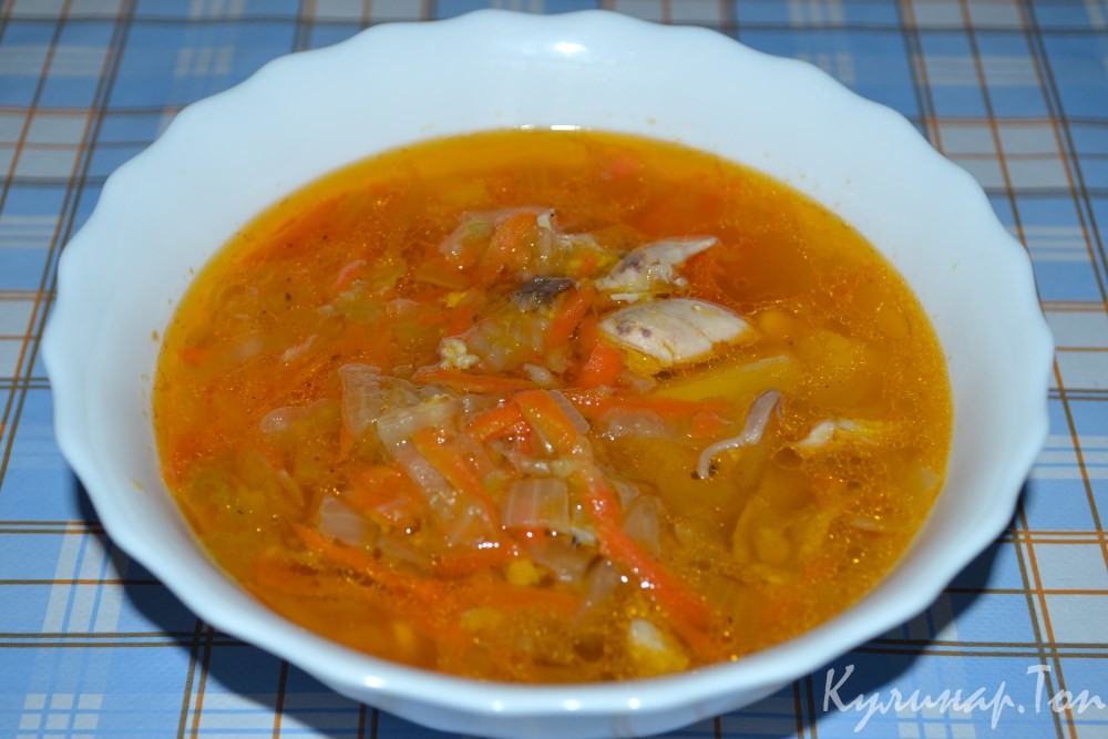 Щи из пекинской капусты с курицей