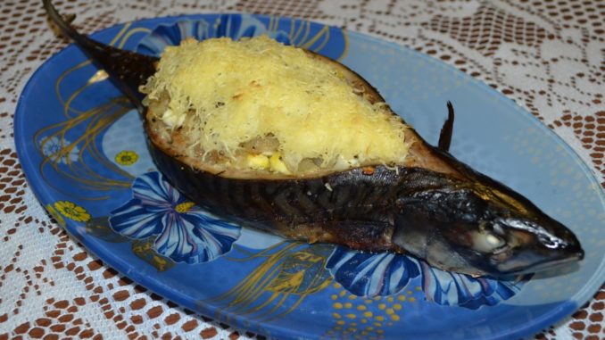Скумбрия, фаршированная яйцом и сыром-12 Скумбрия, фаршированная яйцом и сыром